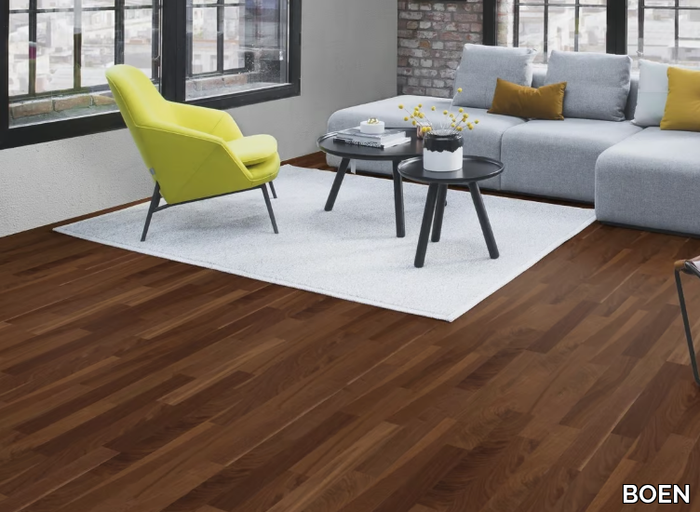 PRESTIGE AMERICAN WALNUT NATURE - 2 layers wooden parquet _ BOEN