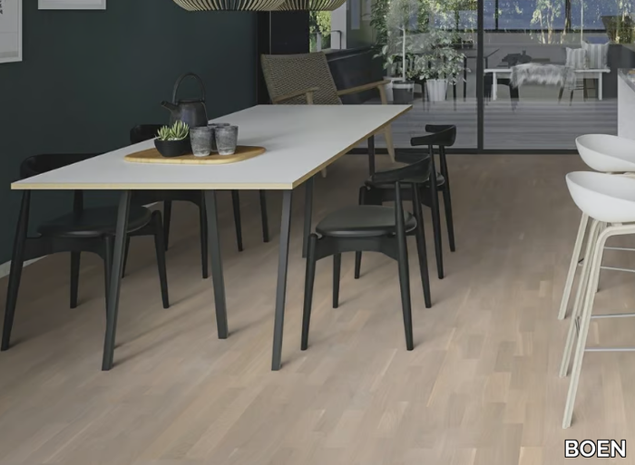 TOLDA DI NAVE OAK CONCERTO WHITE - 3 layers oak parquet _ BOEN