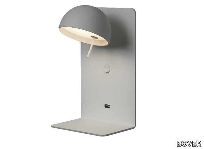 BEDDY A/02 - LED adjustable aluminium wall lamp with USB _ BOVER