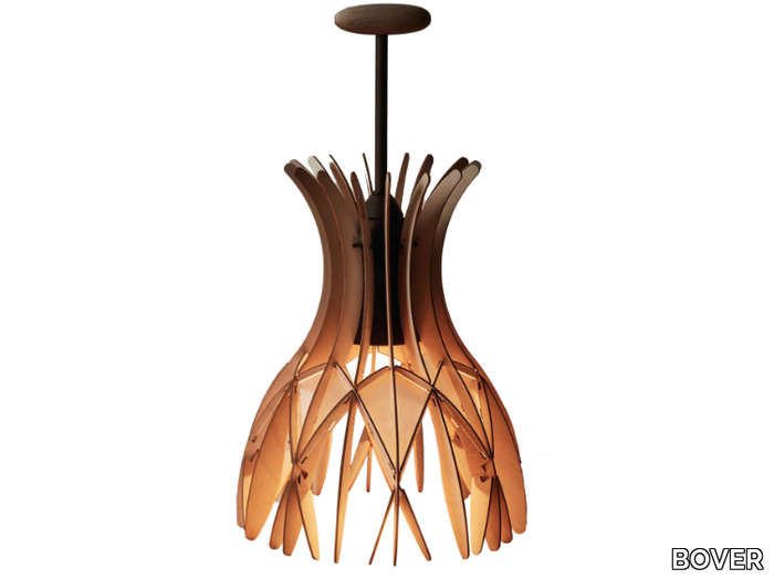 DOMITA M 36 - LED wooden table lamp _ BOVER