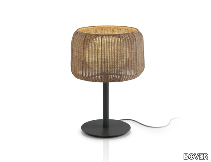 FORA M - Synthetic fibre table lamp _ BOVER