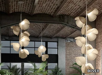 MOD S/73/3L - LED aluminium pendant lamp _ BOVER