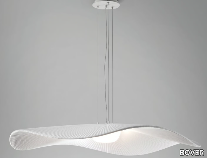 MEDITERRÀNIA S 105 01 - LED dimmable polycarbonate pendant lamp _ BOVER