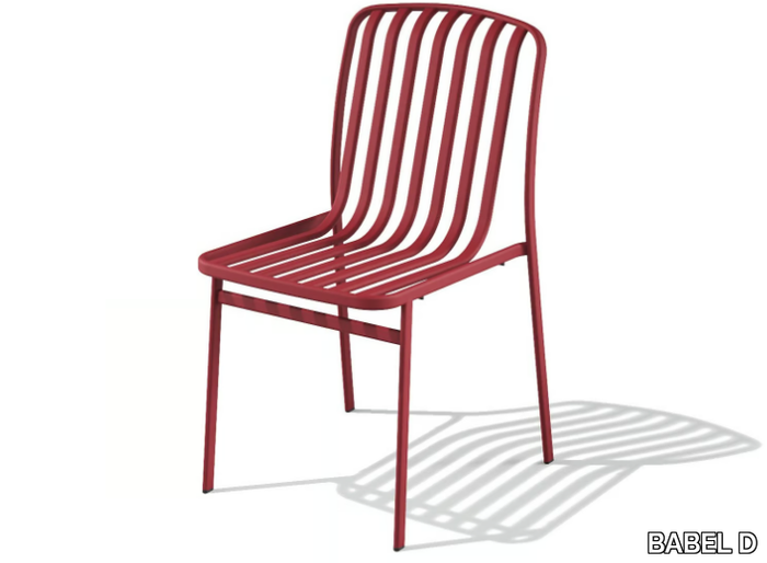 KANO - Stackable steel chair _ BABEL D