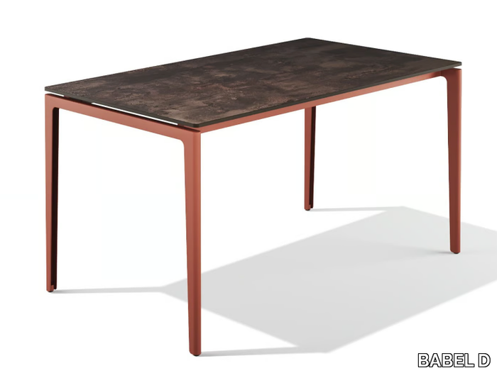 GAO - Steel table with HPL top _ BABEL D