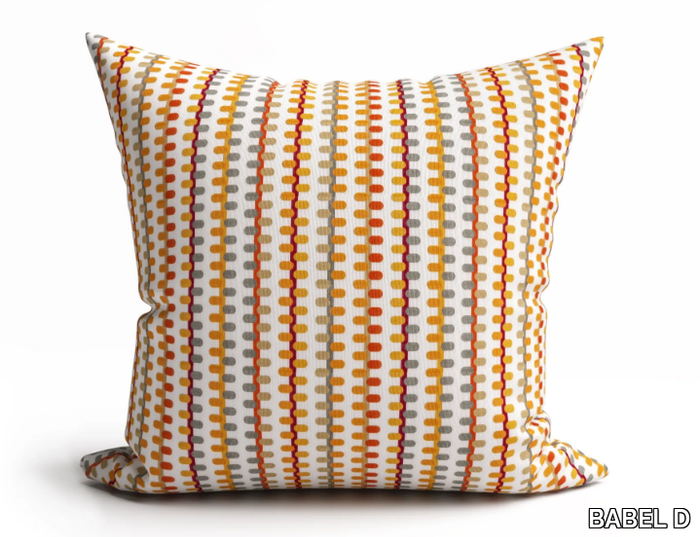 Fabric cushion - Outdoor fabric cushion with removable cover _ BABEL D