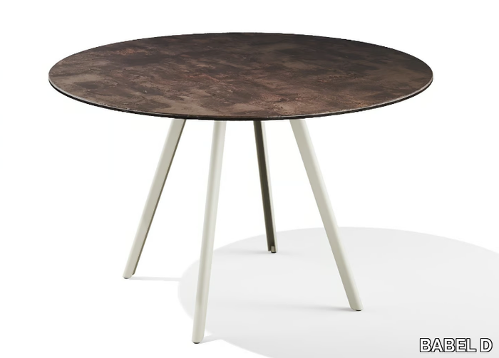 GAO - Rectangular steel table with PaperStone® top _ BABEL D