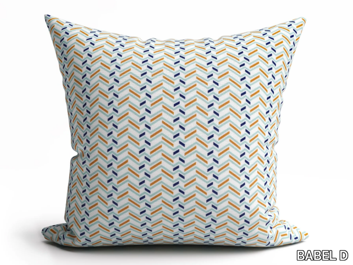 Geometric cushion - Geometric fabric cushion _ BABEL D