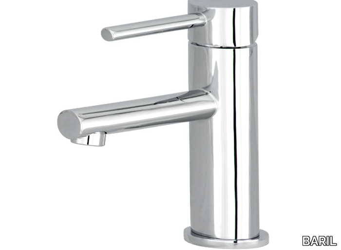 OVAL B14 - Single handle countertop washbasin mixer without waste _ BARIL