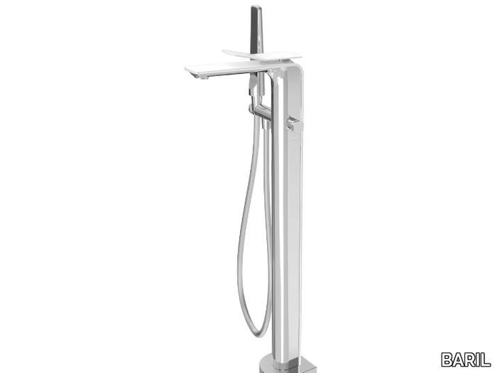 ACCENT B56 - Floor standing 1 hole bathtub mixer with hand shower _ BARIL