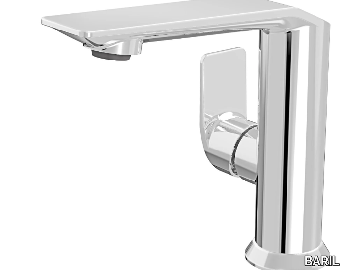 PROFILE B46 - Single handle countertop washbasin mixer without waste _ BARIL