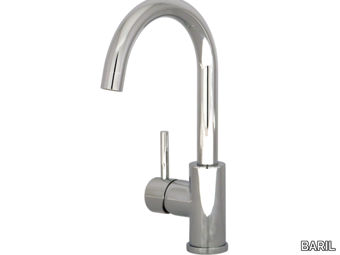 ZIP B66 - Single handle countertop washbasin mixer without waste _ BARIL