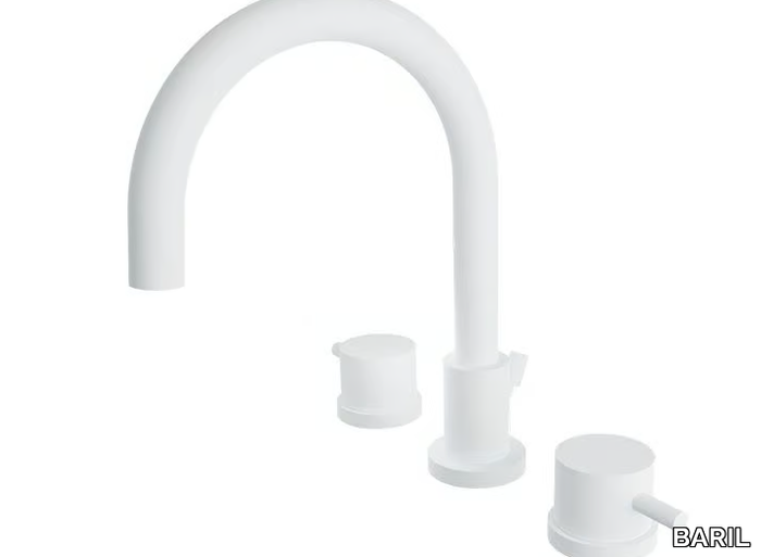 ZIP B66 - 3 hole countertop washbasin tap with individual rosettes _ BARIL