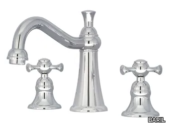 EVA B71 - 3 hole washbasin tap with individual rosettes _ BARIL