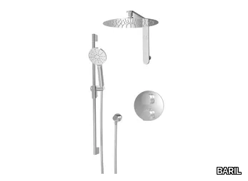 PRO-4225-45 - Thermostatic Recessed shower set with overhead shower _ BARIL