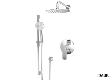 PRO-2815-45 - Thermostatic shower set with overhead shower _ BARIL