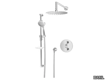 ZIP B66 - Thermostatic shower set with overhead shower _ BARIL