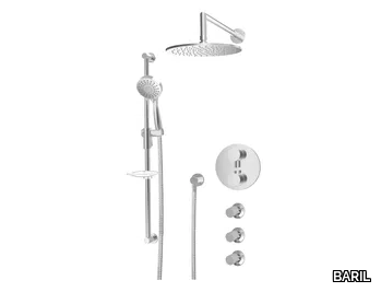 ZIP B66 - Thermostatic shower set with overhead shower _ BARIL