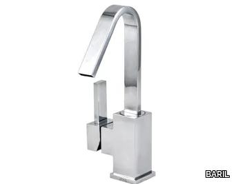 UTOPIA B10 - Countertop single handle washbasin mixer with pop up waste _ BARIL