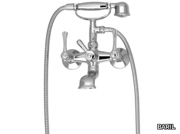 TRAD B19 - Wall-mounted external bathtub tap with hand shower _ BARIL