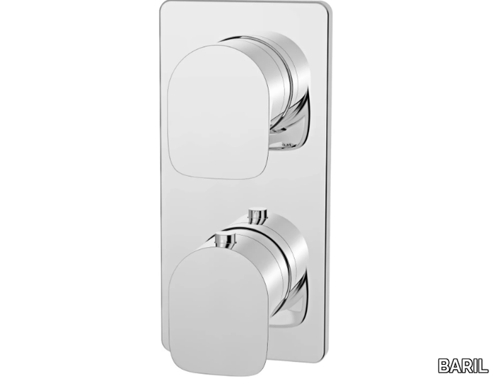 PETITE B04 - Complete thermostatic pressure balanced shower control valve with 3-way diverter _ BARIL