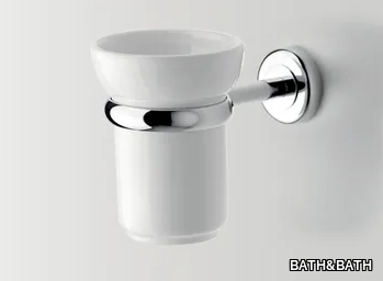 CIRCLE - Ceramic toothbrush holder _ BATH&BATH