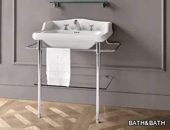 DOROTHY - Console rectangular washbasin _ BATH&BATH