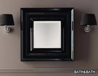 IVY - Square wall-mounted framed mirror _ BATH&BATH