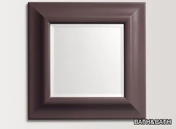 LILUM - Square wall-mounted framed mirror _ BATH&BATH