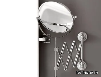 Shaving mirror - Round wall-mounted shaving mirror _ BATH&BATH