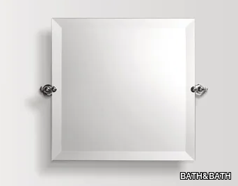 SHINING - Square wall-mounted bathroom mirror _ BATH&BATH