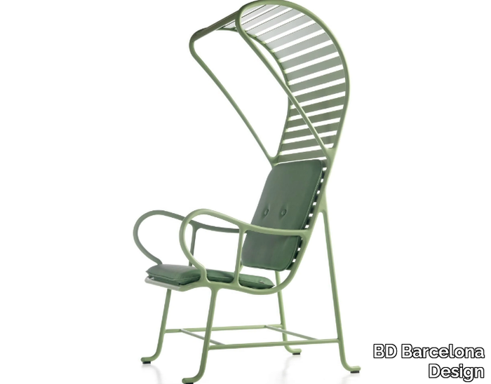 GARDENIAS - High-back garden armchair _ BD Barcelona Design