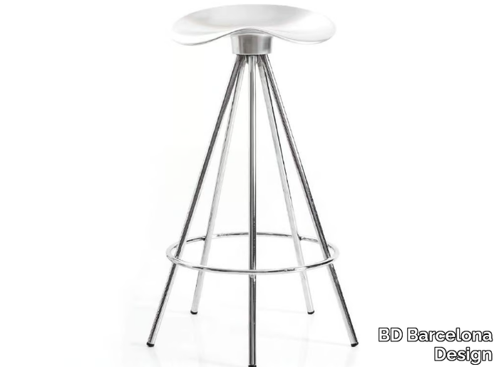 JAMAICA - Trestle-based aluminium barstool _ BD Barcelona Design