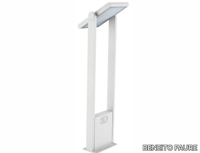 POPA - Solar Powered aluminium bollard light with motion sensor _ BENEITO FAURE