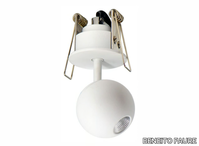 BORA - Recessed LED clamp aluminium spotlight _ BENEITO FAURE