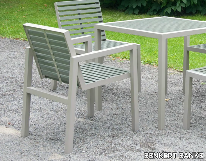 COMFONY 10 - Garden chair with armrests _ BENKERT BANKE
