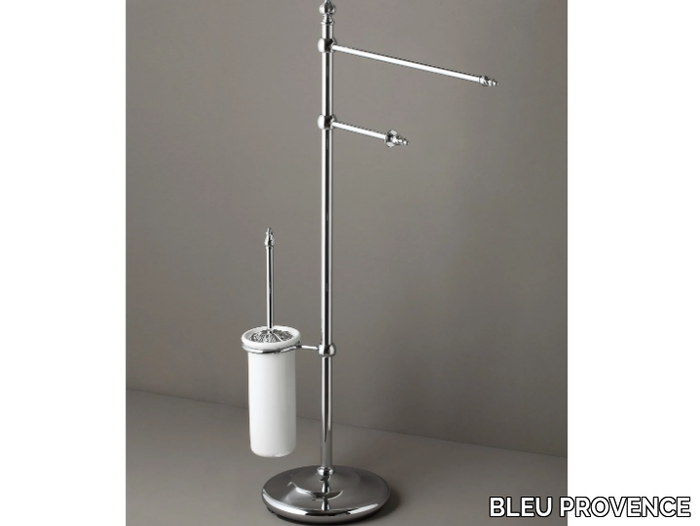 DECOR - Standing brass towel rail _ BLEU PROVENCE