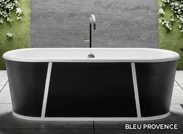 PURE - Freestanding oval cast iron bathtub _ BLEU PROVENCE