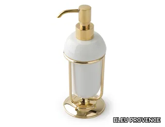 ROMANTIC - Ceramic Bathroom soap dispenser _ BLEU PROVENCE