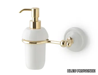 ROMANTIC - Wall-mounted ceramic Bathroom soap dispenser _ BLEU PROVENCE