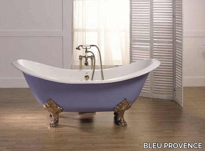 THYM - Cast iron bathtub on legs _ BLEU PROVENCE