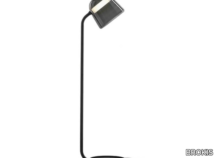 MONA - LED blown glass floor lamp with dimmer _ BROKIS