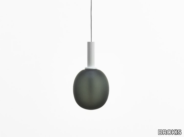 IVY SINGLE - Blown glass pendant lamp _ BROKIS