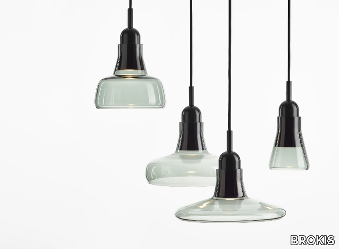 SHADOWS EXTERIOR - Blown glass outdoor pendant lamp _ BROKIS