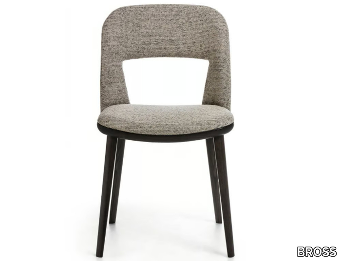 PATH - Upholstered fabric chair open back _ BROSS