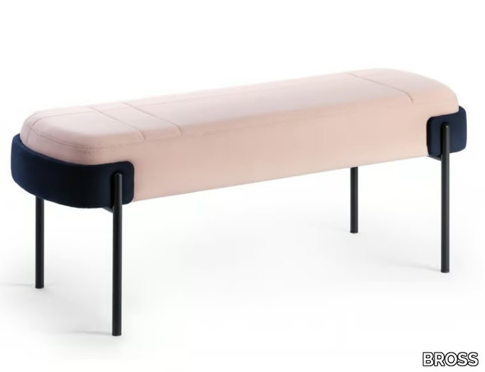 WAM - Upholstered fabric bench _ BROSS