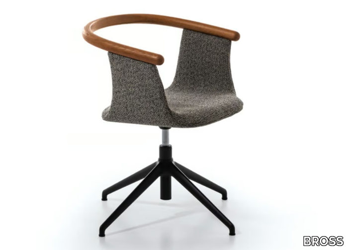 YUUMI - Height-adjustable fabric chair _ BROSS