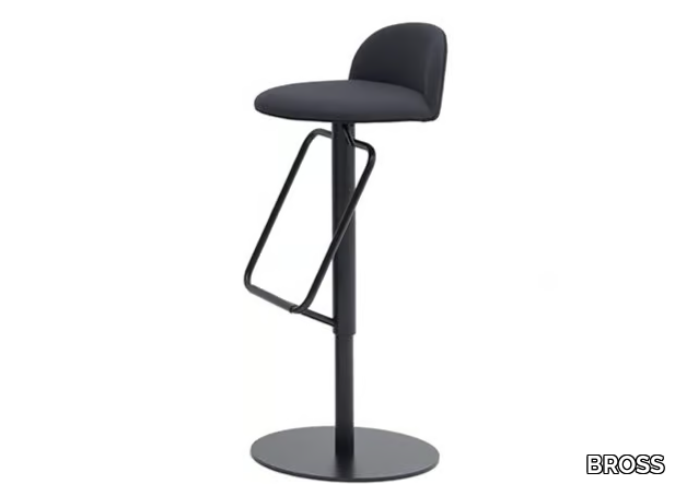 COSMO - Stool height-adjustable with back _ BROSS