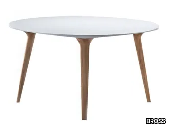 ADEMAR - Round wooden table _ BROSS