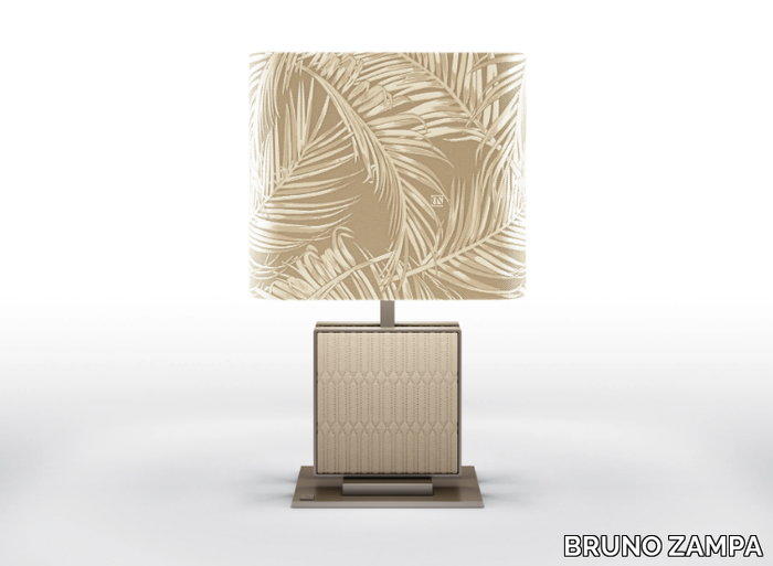 BERNINI - Metal table lamp and fabric lampshade _ BRUNO ZAMPA